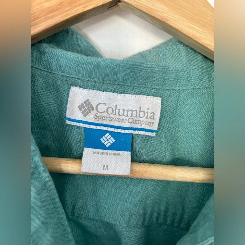 COLUMBIA Linen  Blend Top - Picture 2 of 9
